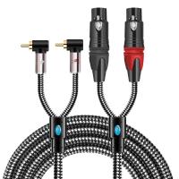 ราคา GOLLEY LION สายแปลง XLR เป็น RCAสายแปลง XLR คู่ตัวเมียเป็น RCA คู่หญิง2 XLR ตัวเมียเป็น2 RCA ตัวผู้สายสัญญาณเสียง HiFi สำหรับแอมป์ไมโครโฟนมิกซ์ (12422636107)