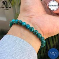 ราคา สร้อยข้อมือหินแท้ เทอร์คอยซ์ 7 4 มิล กำไลเทอร์คอยซ์ ข้อมือเทอร์คอยน์ หินมงคล หินนำโชค ประจำราศีธนู ประจำราศีธนู (16763700220)