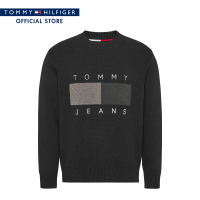 ราคา Tommy Hilfiger เสื้อสเวตเตอร์ผู้ชาย รุ่น DM0DM17773 BDS สีดำ (21339633852)