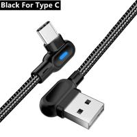 ราคา Elough 90องศา Micro USB Type C Fast Charging Type C สำหรับ Samsung Xiaomi Huawei LG Android Micro USB C (7745627055)