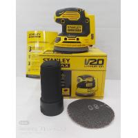 Stanley เครื่องขัดกระดาษทรายกลมไร้สาย 125 มม. รุ่น SFMCW220B-XJ