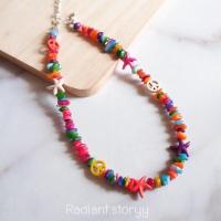 ราคา สร้อยหินแตก สร้อยหอย สร้อยคัลเลอร์ฟูล สร้อยสายฝอ สร้อยไปทะเล (17381790834)