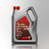 ราคา น้ำมันเครื่อง S Oil 7 RED 7 SP 10W30 สำหรับเครื่องยนต์เบนซิน ฟรี S Oil Clean ขนาด 4 ลิตร (12185941008)