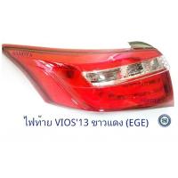 ราคา ไฟท้าย TOYOTA VIOS 2013 LED ขาว แดง ไฟท้ายแต่ง โตโยต้า วีออส 2013 EAGLE EYE (8276201324)