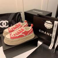 ราคา PRE ORDER รองเท้าผ้าใบเสริมส้น สไตล์ CHANEL (20537047948)