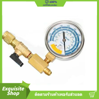 ราคา ไมครอนเกจ เกจวัดแรงดัน Vacuum Gauge VALUE แบบเข็ม พร้อมวาล์วปิดเปิด แสดงค่า PSI Mbar ติดตั้งกับเครื่องแวคคั่ม ตรวจสอบรั่ว หน้าจอ 63mm (21022630735)