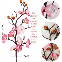ราคา Artificial Flower Plum Blossom Branch Real Touch Artificial Cherry Blossom Flower No Stem for Table Wedding Bouquet Home Decor Cake Flowers Decorations (20966134016)