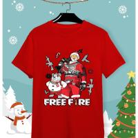 ราคา Free Fire หมีขั้วโลกและนักรบเทรนด์แฟชั่นเสื้อยืดคริสต์มาส (21109225301)