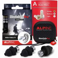 ราคา Alpine Hearing Protection Alpine MusicSafe Pro High Fidelity Music Ear Plugs for Concert Noise Reduction 3 Premium Filter Sets Professional Musicians DJs Hearing Protection Soft Hypoallergenic Reusabl