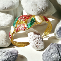 ราคา กำไลพญานาคไขว้ เส้นผ่านศูนย์กลาง 5 5 ซม กำไลตัวซี ฟรีไซส์ปรับขนาดได้ เสริมบารมี ทองเหลืองแท้ ใส่ทนนาน (19508418269)