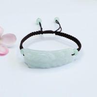ราคา สร้อยข้อมือผ้าทอผู้หญิงสีดำความมั่งคั่งปี่เซียะสีเขียวไฟหยกธรรมชาติสีแดงเวลาผ่านการรับรอง (20983571731)
