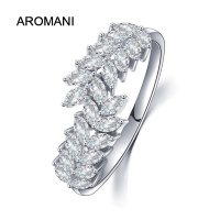ราคา Aromani พร้อมแล้ว แหวนเพชรสังเคราะห์ลายใบไม้แฟชั่นสำหรับผู้หญิงแหวนปาร์ตี้ในพิธีแต่งงานที่สวยงามของใหม่ (17659769270)