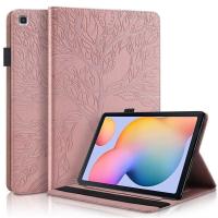 ราคา เคสแท็บเล็ตสำหรับ Funda Samsung Galaxy Tab S6 Lite เคส SM P610 P615 Emboss Tree เคสฝาพับกระเป๋าสตางค์สำหรับ Galaxy Tab S6 Lite (10203841411)