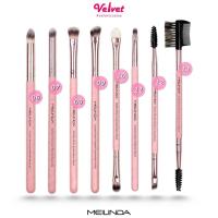ราคา Mei Linda แปรงแต่งหน้า Gatsby Rose Dual makeup Brush MD4211 velvetcosme (2214404480)