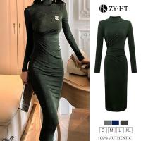 ราคา ZY HT EraVogue เดรสผู้หญิง เดรสสีฟ้า เดรสสีเขียว เดรสสีเทา เดรสแขนยาว เดรสทำงาน เดรสออกงาน เดรสเซ็กซี่ เดรสเกาหลี ชุดออกงาน 5574 (16619306828)