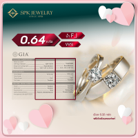 ราคา แหวนชายหญิงฝังเพชรแท้ เหมาะสำหรับของขวัญของฝาก งานหมั้น งานแต่ง ตัวเรือนทองแท้ ฝังงานเพชรแท้ ใบการันตรีจากสถาบัน GIA (12497177613)