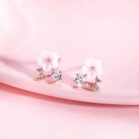 ราคา MixBlink ต่างหู เงินแท้ 92 5 ส่งฟรี EMS รุ่น Bloom (9739776182)