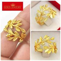 ราคา เครื่องประดับ แหวน แหวนทอง แหวนทองคำ เศษทองคำแท้จากทองคำเยาวราช ลายใบมะกอก น้ำหนัก 2สลึง (986738711)
