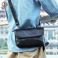 ราคา COD vegetable tanned leather mens shoulder bag messenger mini satchel new (18828634547)
