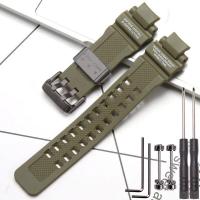 ราคา สาย G SHOCK ซิลิโคนสำหรับ Casio G 1400 GA1100 GA1000 GW A1100 GW A1000สาย GW 4000อุปกรณ์เสริมกันน้ำนาฬิกากําไล (21103569556)