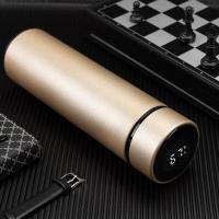 ราคา กระติกน้ำเก็บ ความเย็น กระบอกน้ำอัจฉริยะ 500ml กระบอกน้ำสแตนเลส LED แก้วน้ำเก็บอุณหภูมิ จอแสดงผล กระบอกน้ำเก็บอุณหภูมิ (19972909782)