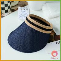 ราคา AllWell หมวก สานครึ่งหัว หมวกสานกันแดด สไตล์เกาหลี Sun hat (19337986201)