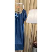 ราคา sirin studio เดรสคอเหลี่ยมยาวผ้ายีนส์เดนิ่ม B151 (18520483068)