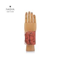 ราคา NASHA MADE IN MARS Watch Exotic Tangerine กระเป๋าข้อมือหนังงูสีส้ม (1971800493)
