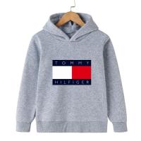 ราคา Baju Tommy Hilfiger เด็กชายหญิงแขนยาวเสื้อสเวตเตอร์เด็กมีฮู้ด (20596448428)