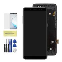 ราคา หน้าจอแสดงผลพร้อม Digitizer Assembly Replacement Anti Scratch Full Coverage Screen Protector โทรศัพท์มือถือ LCD Touch Screen สำหรับ Samsung A8 2018 SM A530 SM A530F SM Duos SM DS ฟิล์มหน้าจอเป็นมิตรกั