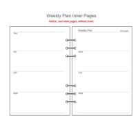 ราคา MEICI นักเรียน Grid Dot A5 A6 A7 Spiral Binder Line Daily Planner Loose Leaf Inner Page Paper Refill Binder Inside Page Notebook Refill (16597095965)