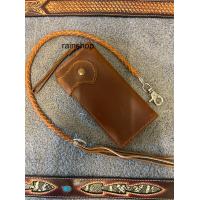 ราคา กระเป๋าหนัง เงาใบยาวพร้อมสายถักกระเป๋ายาว วินเทจ กระเป๋าหนังผู้ชาย เท่ๆ (14797319401)