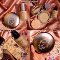 ราคา เซ็ตคู่ Duo set gina glam กันน้ำ แป้ง รองพื้น จีน่า แกลม G45 G40 (6359580578)