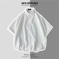 ราคา FAWORK เสื้อเชิ้ตแขนสั้นผู้ชายสไตล์เกาหลีแบบหลวม ๆ สำหรับผู้ชาย (11905072602)