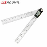 ราคา LIZHOUMIL Digital Angle Finder Ruler 8 Inch 200mm LCD Display Digital Protractor With Data Hold Function Zeroing Resetting (20734626127)