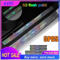 ราคา Big Sale สติ๊กเกอร์เลเซอร์กันน้ำกันรอยสำหรับประตูหน้าและหลังรถยนต์สติ๊กเกอร์กันน้ำเรืองแสงติดฝากระโปรงท้ายรถยนต์ฟิล์มกันรอยสำหรับ Ford Ranger Focus Mondeo Kuga Mustang F150 Escape Everest จำนวน5ชิ้น (
