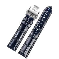 ราคา 19Mm 20Mm 21Mm Cowhide นาฬิกาหนังสำหรับ Longines Moon Phase จระเข้สีฟ้าสร้อยข้อมือลวดลายเข็มขัด Conquest Classic นาฬิกาหนังนาฬิกาอุปกรณ์เสริม (19840673631)