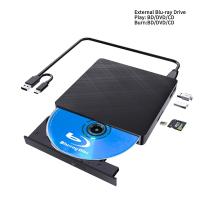 ราคา Bluray Drive เครื่องอ่านที่อ่านแผ่นบลูเรย์แล็ปท็อป3D USB 3 0 Type C เครื่องเขียนที่อ่านแผ่นบลูเรย์แล็ปท็อปบางเฉียบออฟติคอล DVD ซีดี BD Bluray สำหรับ Computer7atw (20180747859)
