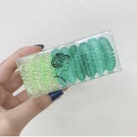 ราคา พร้อมส่ง ยางมัดผม สไตล์ invisibobble 1กล่องมี9ชิ้น ยางรัดผม ยางมัดผมไล่เฉด เซ็ตสุดคุ้ม (9329183114)