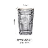 ราคา ของขวัญแบบใหม่ของขวัญสำหรับกิจกรรมในร้านฉลองปีใหม่ของขวัญการระบายน้ำแก้วน้ำลายดอกทานตะวันแก้วทรงกลมขอบทอง (20977796497)