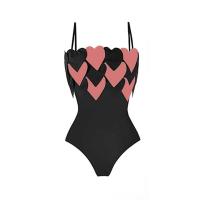 ราคา Color Block One Piece Swimsuit and Skirt for Women 2024 New Sling Swimwear Monokini Beach Bathing Suit Outfit Summer (20941863801)