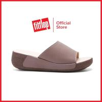 ราคา FitFlops สำหรับผู้หญิง รองเท้าแตะรัดส้น ELOISE ที่หุ้มด้วยไม้ก๊อกเมทัลลิก หนัง (20836063088)