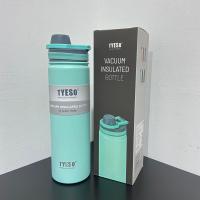 ราคา กระบอกน้ำทรงสปอร์ต มีหูหิ้ว TYESO ขวดกีฬา ขวดน้ำพกพา ขนาด 750ml (20641889354)