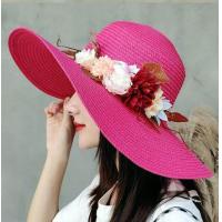 ราคา Summer Simple Floppy Sun Hat Women Wide Brim Beach Hat Girls Seaside Travel Foldable Straw Hat Sunscreen UV Protection Lady Cap (20409739910)
