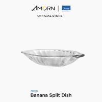 ราคา AMORN Ocean P00116 Banana Split Dish จานบานาน่า จานเฟาเทิ้น แก้วโอเชี่ยนกลาส 6 นิ้ว Alaska Ocean Glass P00116 Alaska 6 (13953667633)