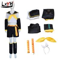 ราคา LXYH COSER KING Kagamine Rin Kagamine Len womens cosplay anime costume ชุดคอสเพลย์อนิเมะผู้หญิง (18069025884)