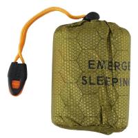 ราคา COD จัดส่งฟรี Emergency Sleeping Bag Bivy Sack with Whistle Outdoor Survival Sleeping Bag Thermal Blanket for Camping Backpacking (13788252896)