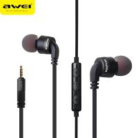 ราคา Awei ES 70TY สเตอริโอเบสชนิดใส่ในหู 3 5 มม หูฟังสำหรับเล่นเกมหูฟังโลหะ HiFi หูฟังพร้อมหูฟังไมโครโฟน (21052375935)