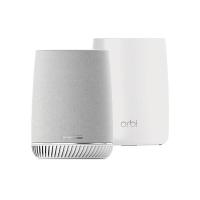 ราคา NETGEAR Orbi Tri Band Whole Home Mesh WIFI System with Built in Smart Speaker and 3Gbps Speed RBK50V เครื่องขยายสัญญาณ WiFi รับประกันศูนย์ไทย 2 ปี By Mac Modern (15704777599)