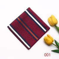 ราคา ผ้าเช็ดหน้าผ้าเช็ดหน้าผ้าเช็ดหน้าลายตารางช่องกระเป๋าทรงสี่เหลี่ยมสำหรับธุรกิจจัดเลี้ยง (19855375580)